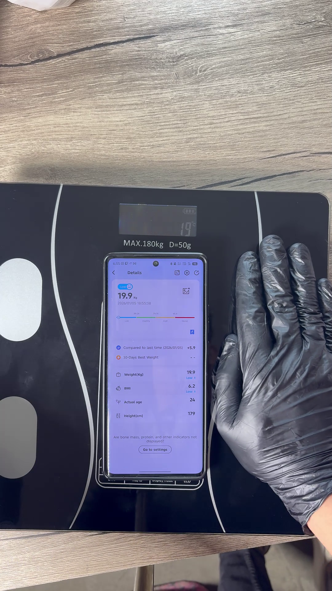 PESE-PERSONNE ELECTRONIQUE PRO™ AVEC APPLICATION MOBILE